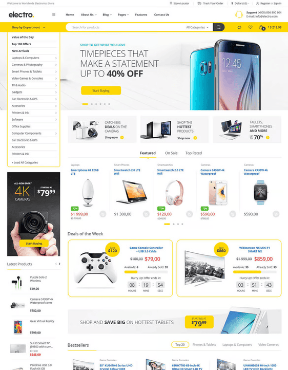 Electro - Thème e-commerce Absolution
