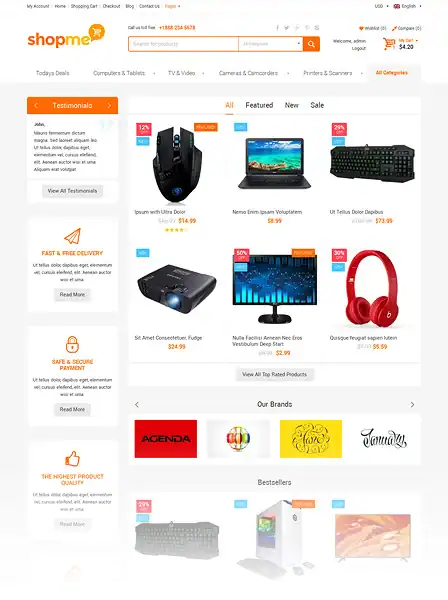ShopMe – Multi Vendor - Thème e-commerce Absolution