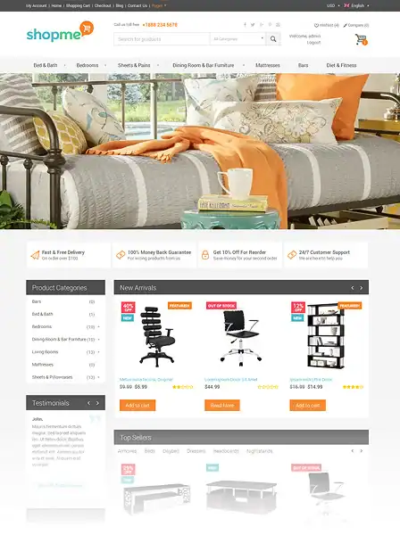 ShopMe – Multi Vendor - Thème e-commerce Absolution