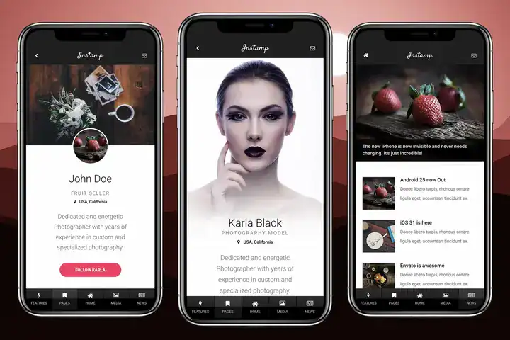 Mobile Native Templates