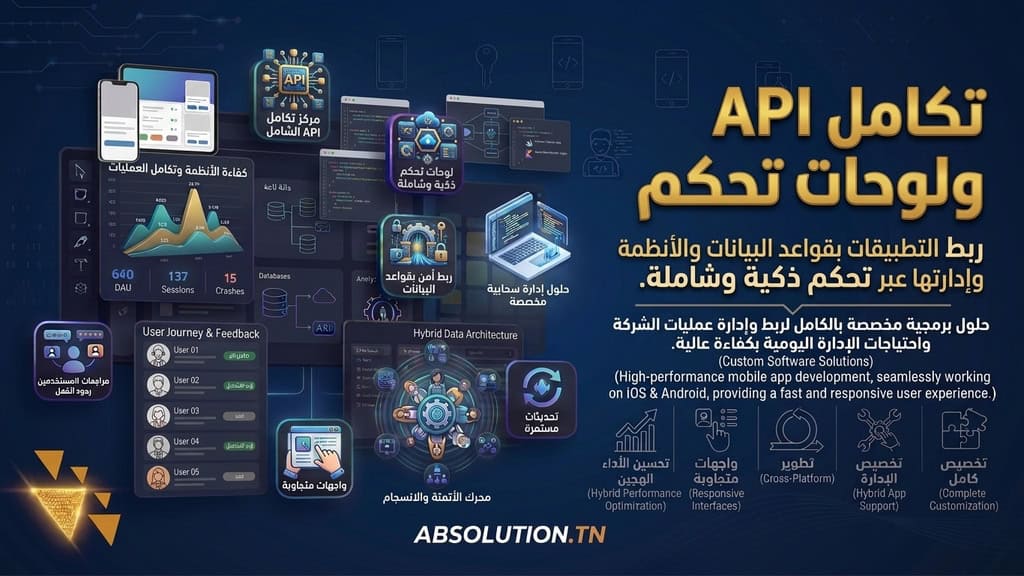 ربط واجهات API ولوحات التحكم